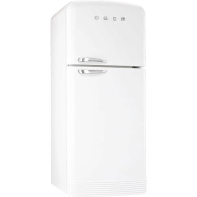 Smeg FAB50B 80.4cm 'Retro Style' Frost Free Fridge Freezer in Cream with Right  Hand Hinge